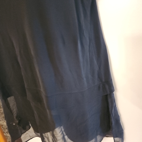 Eileen Fisher Silk Sleeveless Tunic Tank Top - Picture 12 of 13